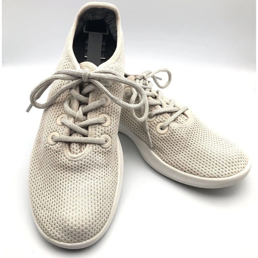 Allbirds Womens TR Tree Runners Running Shoes Size 9 Ivory White Athletic